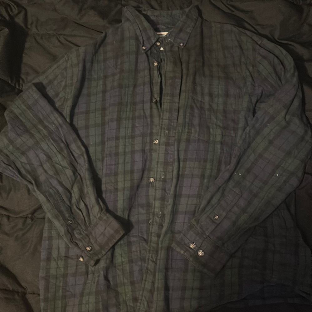 flannel great condition worn a few times just does fit my style anymore